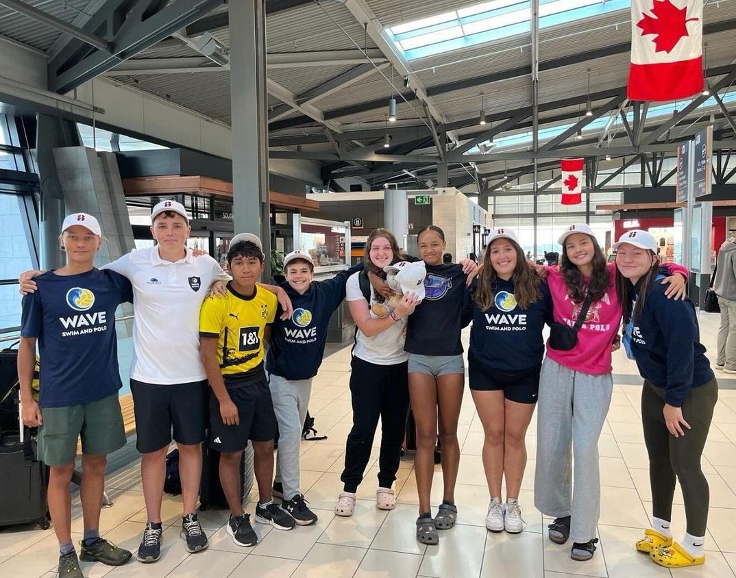 Airport group photo