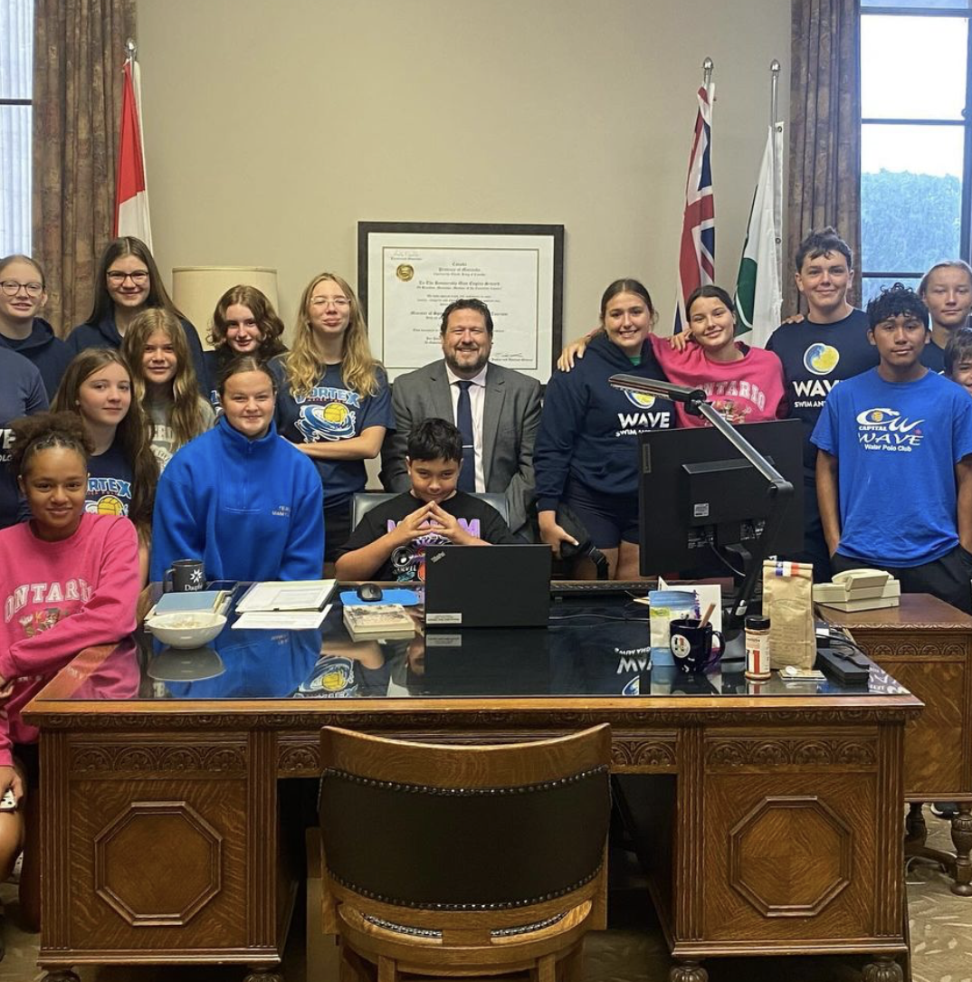 Group photo with Glen Simard